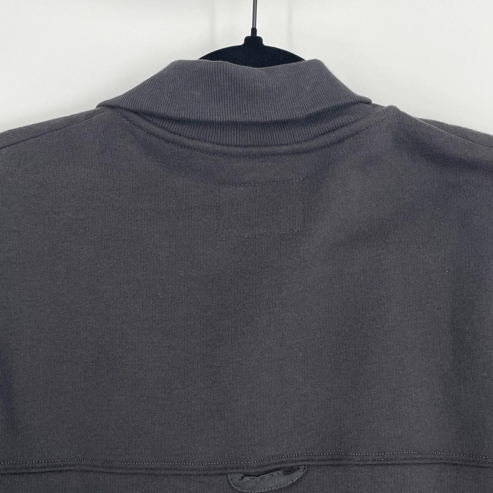 UpWest Womens Dark Grey Long Sleeve 1/4 Zip Sweatshirt Mini Dress Extra Small - Picture 9 of 12